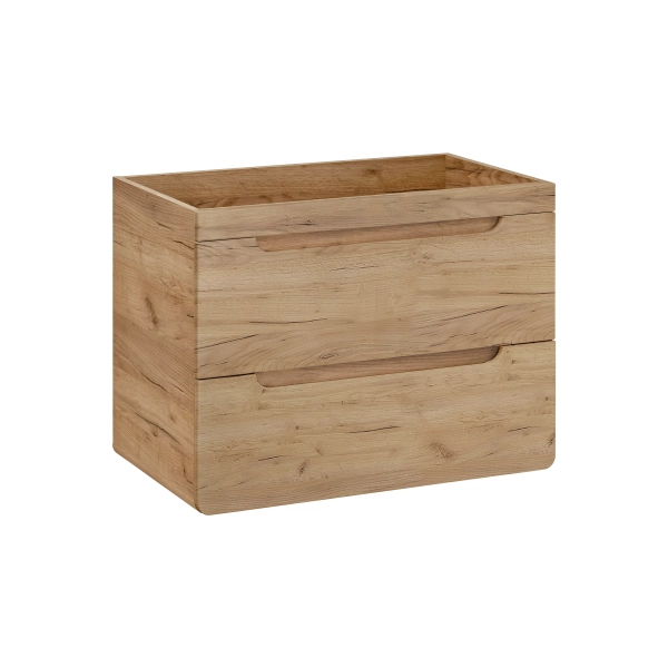 Szafka pod umywalkę 80cm 2 szuflady Dąb Craft ARUBA CRAFT 821- 80 CM FSC, Comad