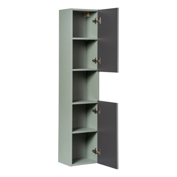 Szafka wysoka 2 drzwi Zielony mat LINE REED GREEN D 80-03-2D, Comad