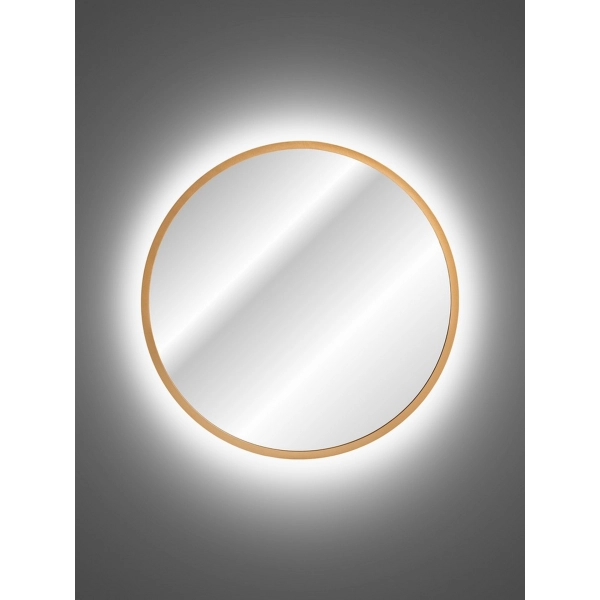 Lustro łazienkowe HESTIA 60x60 cm LED w ramie, Comad