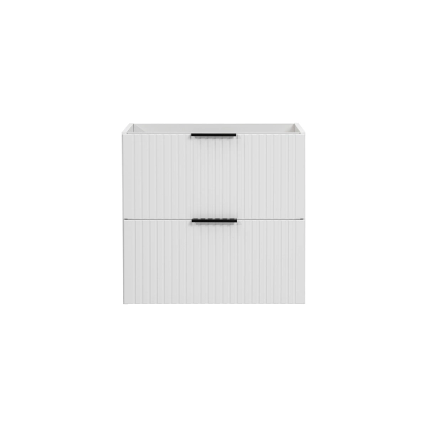 Szafka pod umywalkę 60cm 2 szuflady Biały Mat ADEL WHITE 82-60-B-2S, Comad