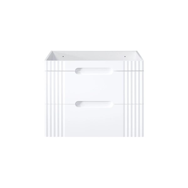 Szafka pod umywalkę 80cm 2 szuflady Biała FIJI WHITE 82-80-D-2S, Comad