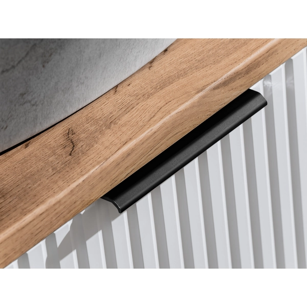 Szafka pod umywalkę 60cm 2 szuflady Biały Mat ADEL WHITE 82-60-B-2S, Comad