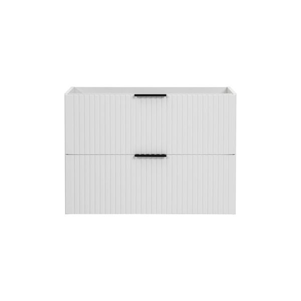 Szafka pod umywalkę 80cm 2 szuflady Biały Mat ADEL WHITE 82-80-B-2S, Comad