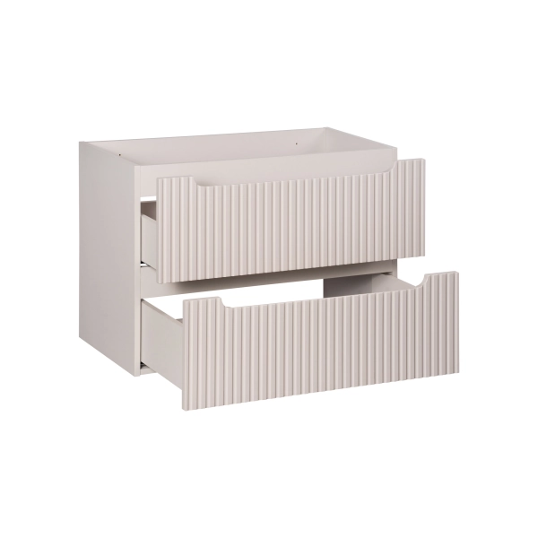 Szafka pod umywalkę 80cm 2 szuflady Kaszmirowy Mat NOVA CASHMERE 82-80-2S, Comad