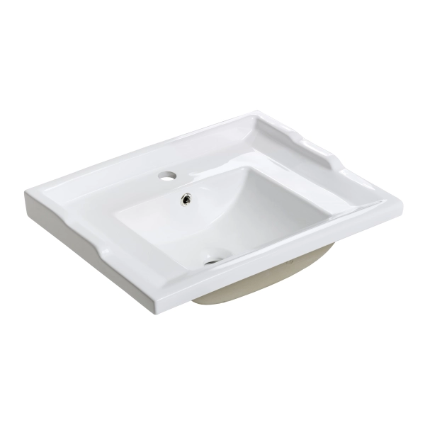 Umywalka jednokomorowa 60cm Biały Połysk UM - CFP F60 RETRO DP(YS27312-60), Comad