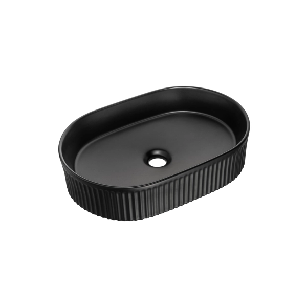 Zestaw Szafka łazienkowa 60 cm czarny mat z umywalką i blatem Nova Black SET-NOB B OAK 60CM D UN BEYOND 5 BM, Comad