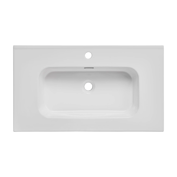 Umywalka jednokomorowa 80cm Biały Połysk GO 80/DP-8095, Comad