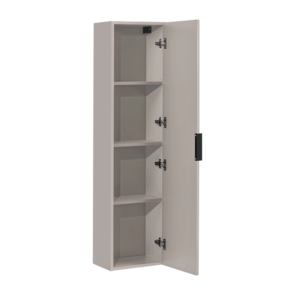 Zestaw Szafka łazienkowa 60 cm z umywalką i szafką boczną wysoką kaszmir Adel Cashmere SET-ADC 60CM SKY HIGH CABINET, Comad