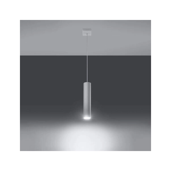 Lampa wisząca LAGOS 1 biała 1x10W GU10 Sollux Lighting