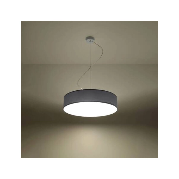 Lampa wisząca ARENA 45 szara 3x15W E27 Sollux Lighting