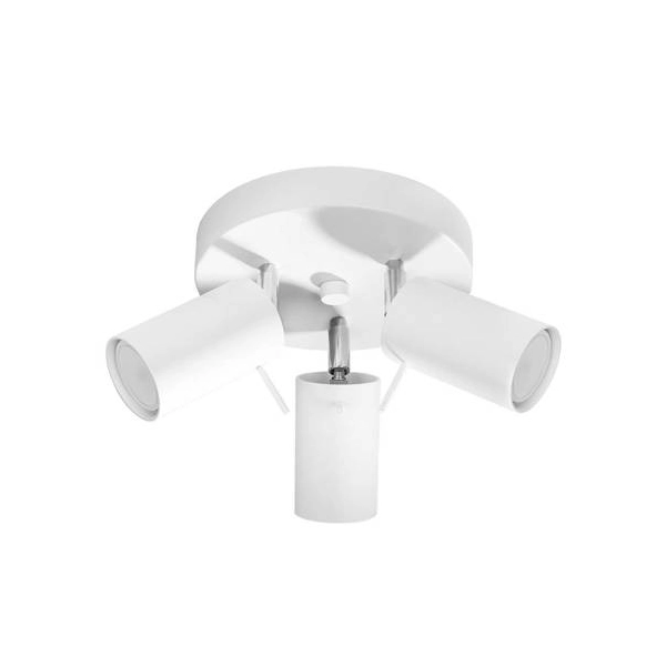 Lampa podsufitowa RING 3P biała 3x12W GU10 Sollux Lighting
