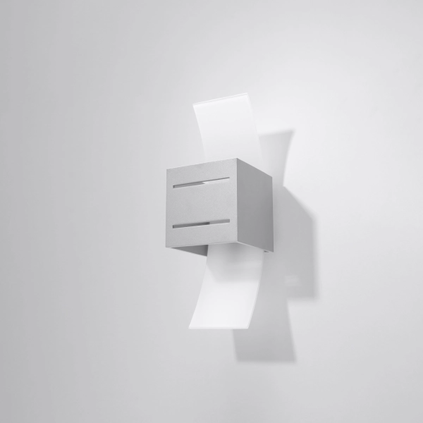 Kinkiet LORETO szary 1x40W G9 Sollux Lighting