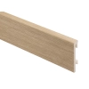 Listwa przypodłogowa wodoodporna Bravo 2,4m cokół 80mm elegancka Unique Oak - montaż klej