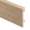 Listwa przypodłogowa wodoodporna Bravo 2,4m cokół 80mm elegancka Unique Oak - montaż klej