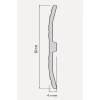 Profil progowy Salag SH60 Hole 60 mm/0,93m srebrny anod.