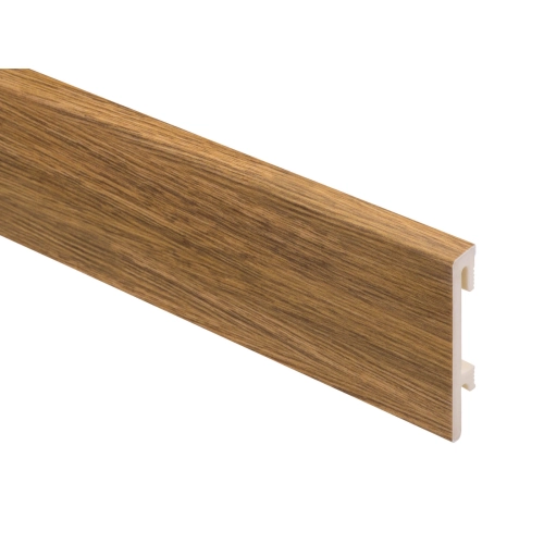 Listwa przypodłogowa wodoodporna Bravo 2,4m cokół 80mm Mint Oak - montaż klej