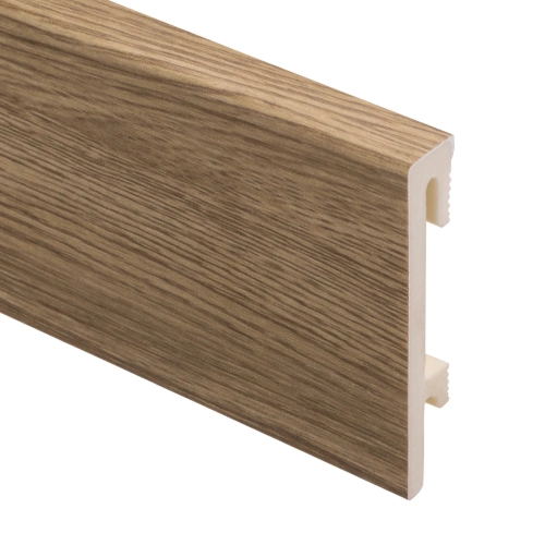 Listwa przypodłogowa wodoodporna Bravo 2,4m cokół 80mm Desert OAK - montaż klej
