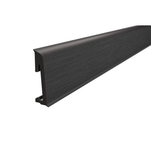 Listwa przypodłogowa PS Alpha 65mm/2,2m czarny - montaż napinacze