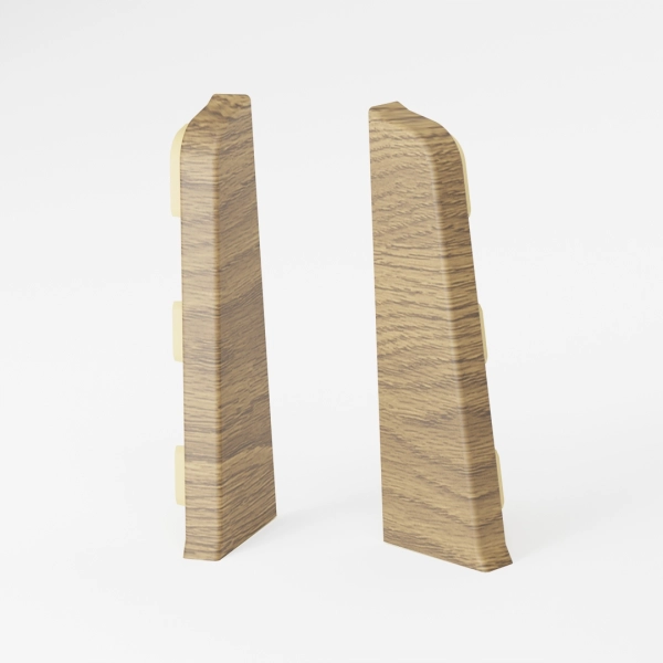 Zaślepka lewa+prawa SG75 do listwy Wiąz Macadamia Salag