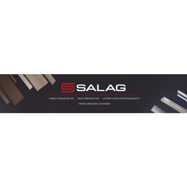 Zaślepka lewa+prawa do listwy SG75 Unique Oak Salag