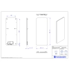 Grzejnik elektryczny BIONIC Eco Electro srebrny 50x120 cm BIOEE1-50/120C17B Instal Projekt
