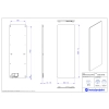 Grzejnik elektryczny BIONIC Eco Electro srebrny 60x180 cm BIOEE1-60/180C17B Instal Projekt