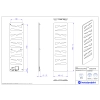 Grzejnik elektryczny BIONIC Eco Electro srebrna struktura 50x160 cm BIOEE2-50/160C18B Instal Projekt