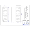 Grzejnik elektryczny BIONIC Eco Electro srebrny 60x180 cm BIOEE2-60/180C17B Instal Projekt