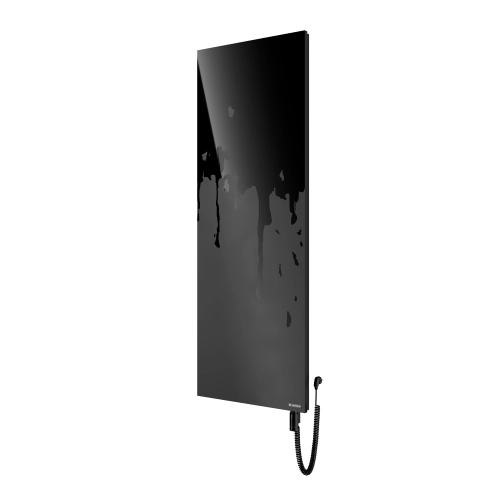 Grzejnik elektryczny INVENTIO Electro Rock biały, ekran czarny f. szkl. farba 70x180 cm INVE-70/180E31FS22+GH-12C2 Instal Projekt